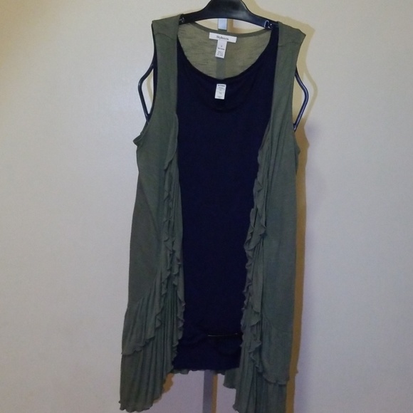 Super Stylish Ruffle Vest Coat With Pants Co Ord Set - Ships in 24 Hrs